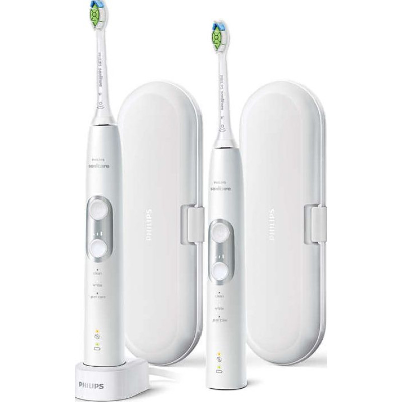Philips Sonicare ProtectiveClean 6100 HX6877/34 toothbrush 2 pcs. White