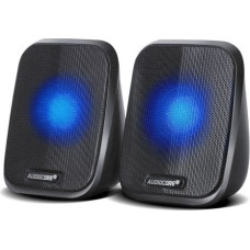 Głośniki stereo Audiocore AC835 2.0 z podświetleniem LED do laptopa, smartfona i komputera PC
