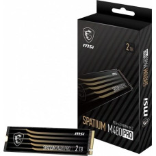 MSI Spatium M480 Pro 2TB M.2 2280 PCI-E x4 Gen4 NVMe SSD (S78-440Q600-P83)