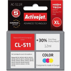 Activejet AC-511R Ink (replacement for Canon CL-511 Premium 12 ml color)