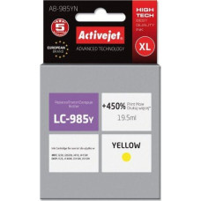Activejet AB-985YN Ink (Brother LC985Y Supreme 19.5 ml yellow replacement)
