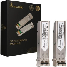 Extralink Moduł SFP 1.25G 2-pak 1,25Gbps, LC/UPC, 850nm, 550m, multi mode, DOM