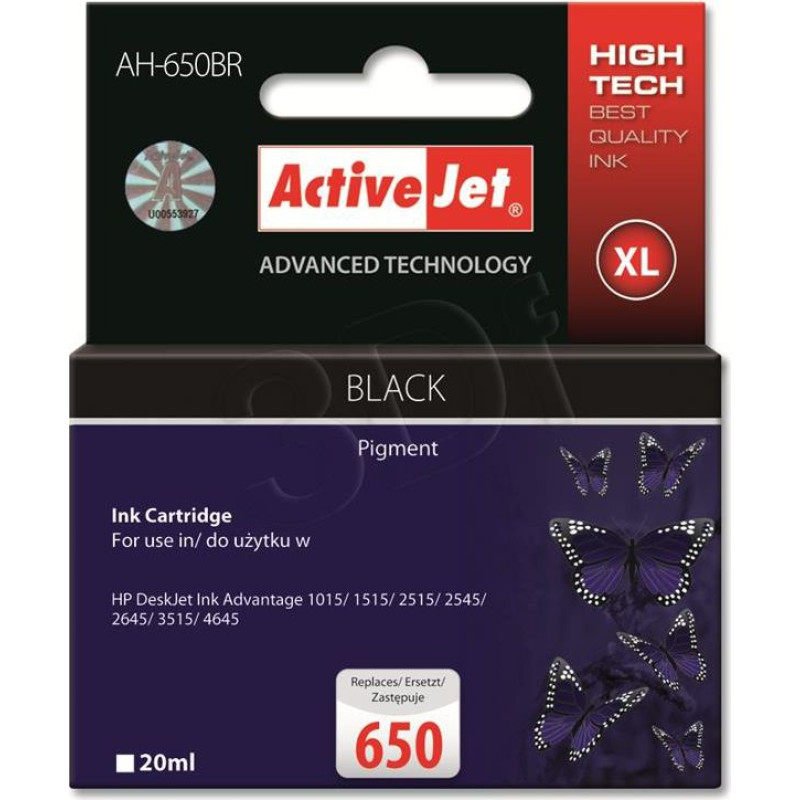 Activejet AH-650BR / CZ101AE ink (black)