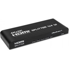 Qoltec Rozdzielacz aktywny Qoltec Splitter 4 x HDMI 4K x 2K | 3.4Gb/s