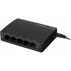 Lanberg Switch PoE DSP3-1005-60W (5-portowy, 1 Gb/s)