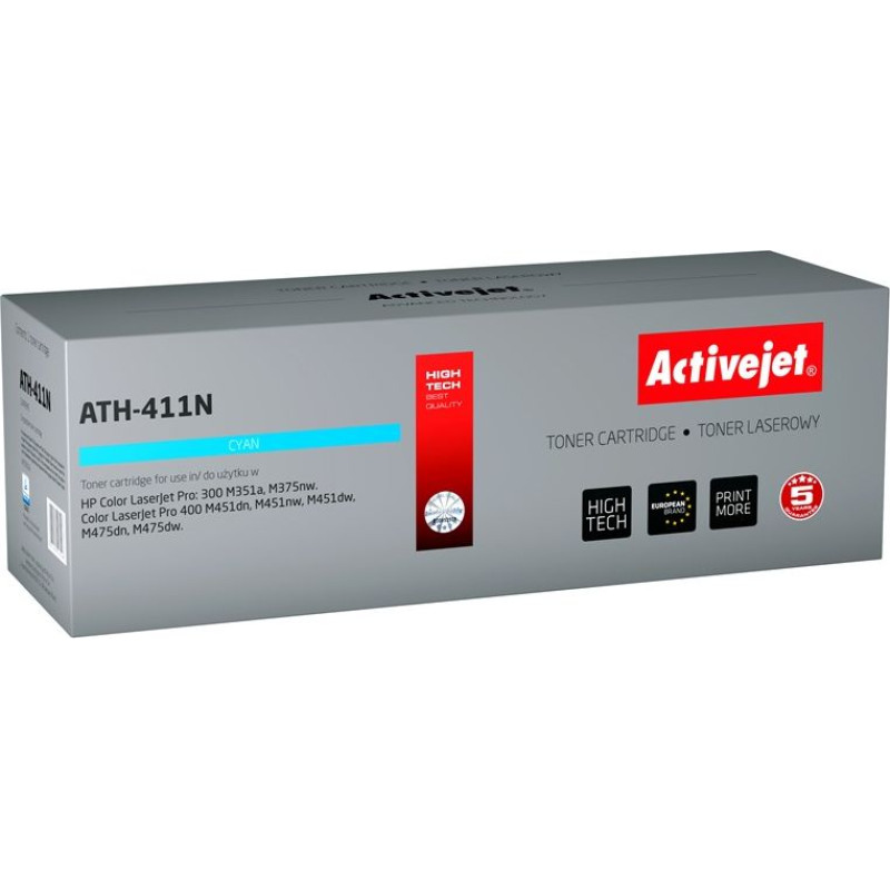 Activejet Toner Activejet ATH-411N Cyan Zamiennik 305A (ATH411N)
