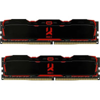 Goodram DDR4 32GB PC4-25600 (3200MHz) 16-20-20 DUAL CHANNEL KIT IRDM X BLACK 1024x8