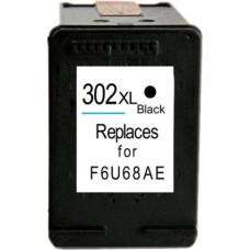 Actis Hewlett Packard printer ink, replacement HP 302XL F6U68AE, standard, black (KH-302BKR)