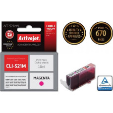 Activejet ACC-521MN Ink (Canon CLI-521M replacement; Supreme; 10 ml; red)