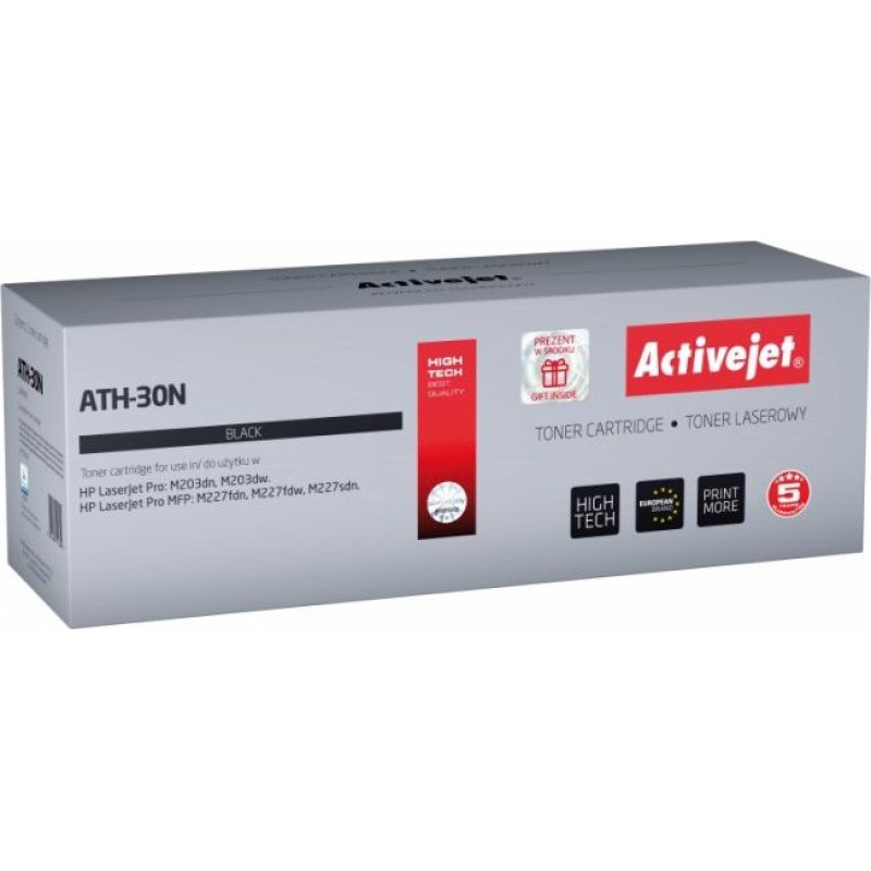 Activejet Toner Activejet ATH-30N Black Zamiennik 30A (ATH-30N)
