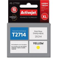 Activejet Ink AE-27YNX (replacement Epson 27XL T2714; Supreme; 18 ml; yellow)
