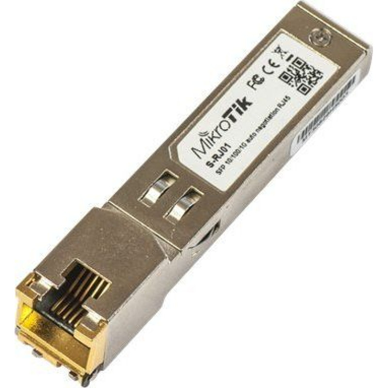 Mikrotik SFP Module 1.25G RJ45 100m S-RJ01 SFP Module (S-RJ01) - NUMKKSOM000009A