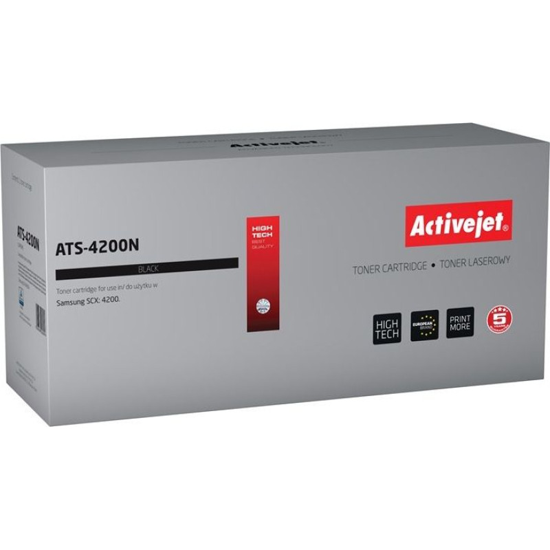 Activejet Toner Activejet Activejet Toner Activejet ATS-4200N (zamiennik Samsung SCX-D4200A; Supreme; 3600 stron; czarny)