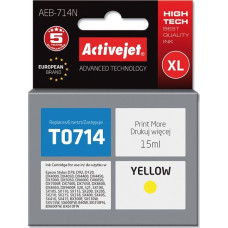 Activejet Tusz Activejet Activejet Tusz Activejet AEB-714N (zamiennik Epson T0714, T0894, T1004; Supreme; 15 ml; żółty)