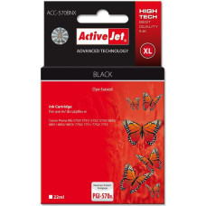 Activejet Canon Supreme printer ink/chip ACC-570BNX black.