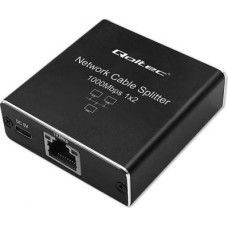 Qoltec Splitter mini SWITCH 1x2 porty RJ45 1000Mbps