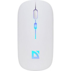 Defender Wireless Mouse TOUCH MM-997 optical 1600dpi 2.4 GHz + Bluetooth white RGB ACUMULATOR silent