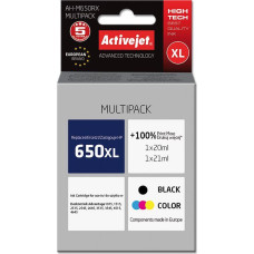 Activejet Tusz Activejet Tusz AH-M650RX CMYK Premium (HP 650 CZ101/CZ102)