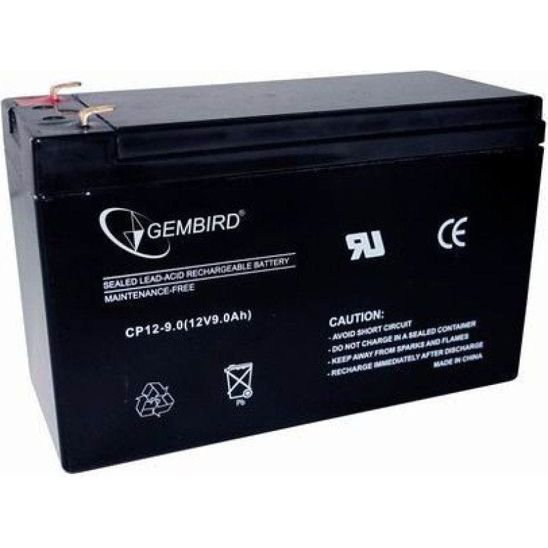 Gembird 12V/9Ah battery (BAT-12V9AH)