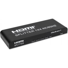 Qoltec Rozdzielacz aktywny Qoltec Splitter 4 x HDMI 4K x 2K | 6Gb/s | 60Hz
