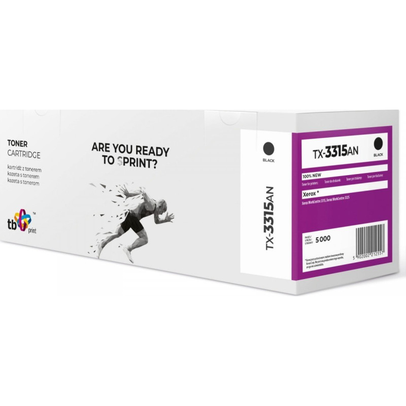 Tb Print Toner for XEROX 3315/33 25 TX-3315AN BK 100% new