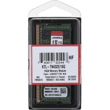 Kingston Technology KTL-TN432E/16G dedicated memory module 16 GB 1 x 16 GB DDR4 3200 Mhz Correction code