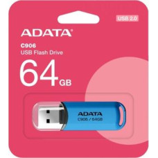 Adata Pendrive C906 64GB USB2.0 niebieski