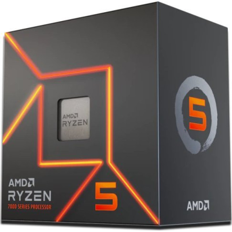 AMD Procesor AMD Ryzen 5 7600, 3.8 GHz, 32 MB, BOX (100-100001015BOX)