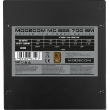 Modecom MC-B88-700-SM 700W Power Supply Unit (ZAS-MC-B88-700-ATX-SM)