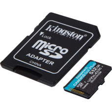 Kingston Canvas Go! Plus MicroSDXC 512GB Class 10 UHS-I/U3 A2 V30 (SDCG3/512GB)