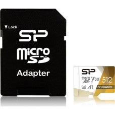 Silicon Power Superior Pro Colorful MicroSDXC 512 GB Class 10 UHS-I/U3 A1 V30 card (SP512GBSTXDU3V20AB)