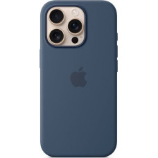 Silikonowe etui Apple z MagSafe do iPhone'a 16 Pro - Denim