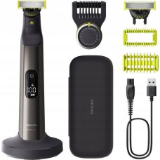 Philips OneBlade Pro Face and Body QP6652/61, 20-length precision comb, Wet and Dry use, LED digital display