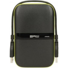 Silicon Power Dysk zewnętrzny HDD Silicon Power Armor A60 1TB Czarno-zielony (SP010TBPHDA60S3K)
