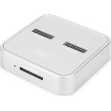 Digitus Stacja dokująca Digitus Stacja dokująca DIGITUS do SSD M.2 NVMe + M.2 SATA z czytnikiem kart SD Express, USB-C