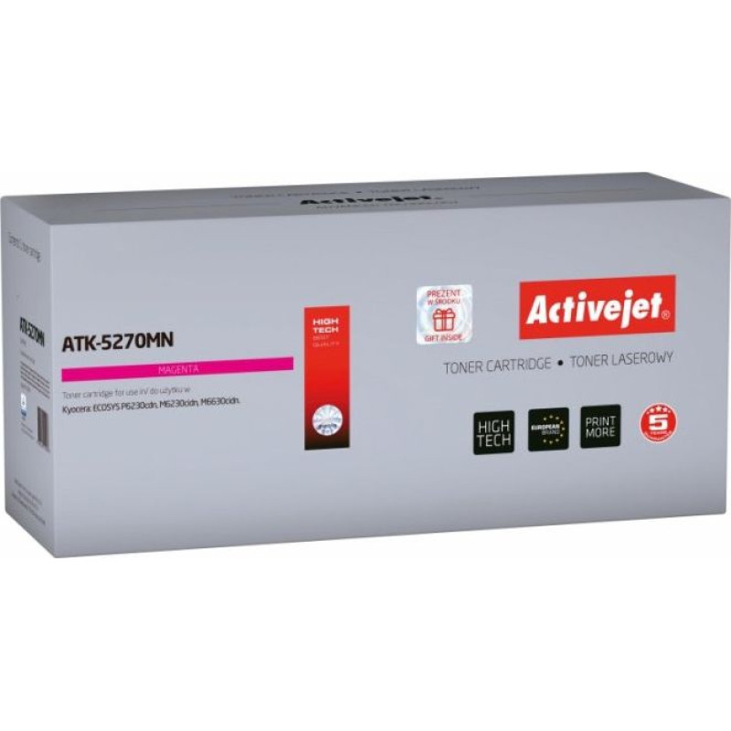 Activejet Toner Activejet Magenta Zamiennik TK-5270 (ATK-5270MN                     )