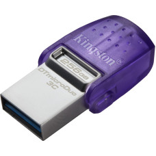 Kingston DataTraveler microDuo 3C Gen3 flash drive, 256GB (DTDUO3CG3/256GB)