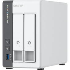 Qnap TS-216G, Tower, 2 x 2.5"/3.5" SATA, ARM 2.0GHz Quad core, 4GB, 1 x 2.5GbE + 1 x GbE, External adapter (PSU)
