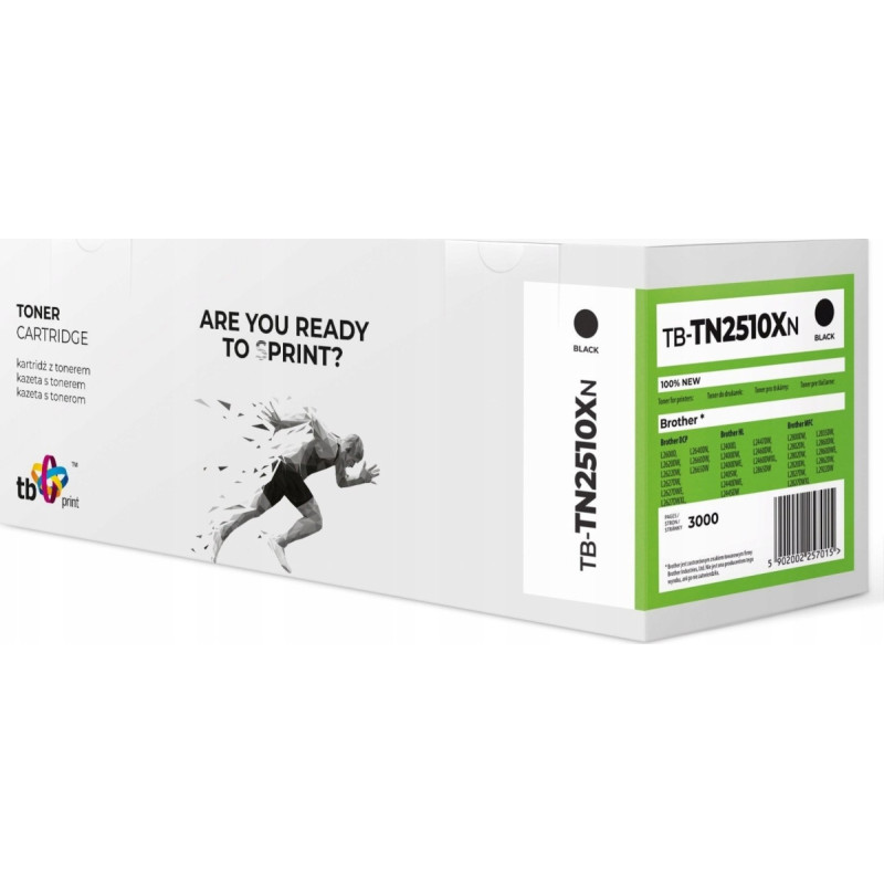 Tb Print Toner do Brother TN2510XL TB-TN2510XN BK 100% nowy